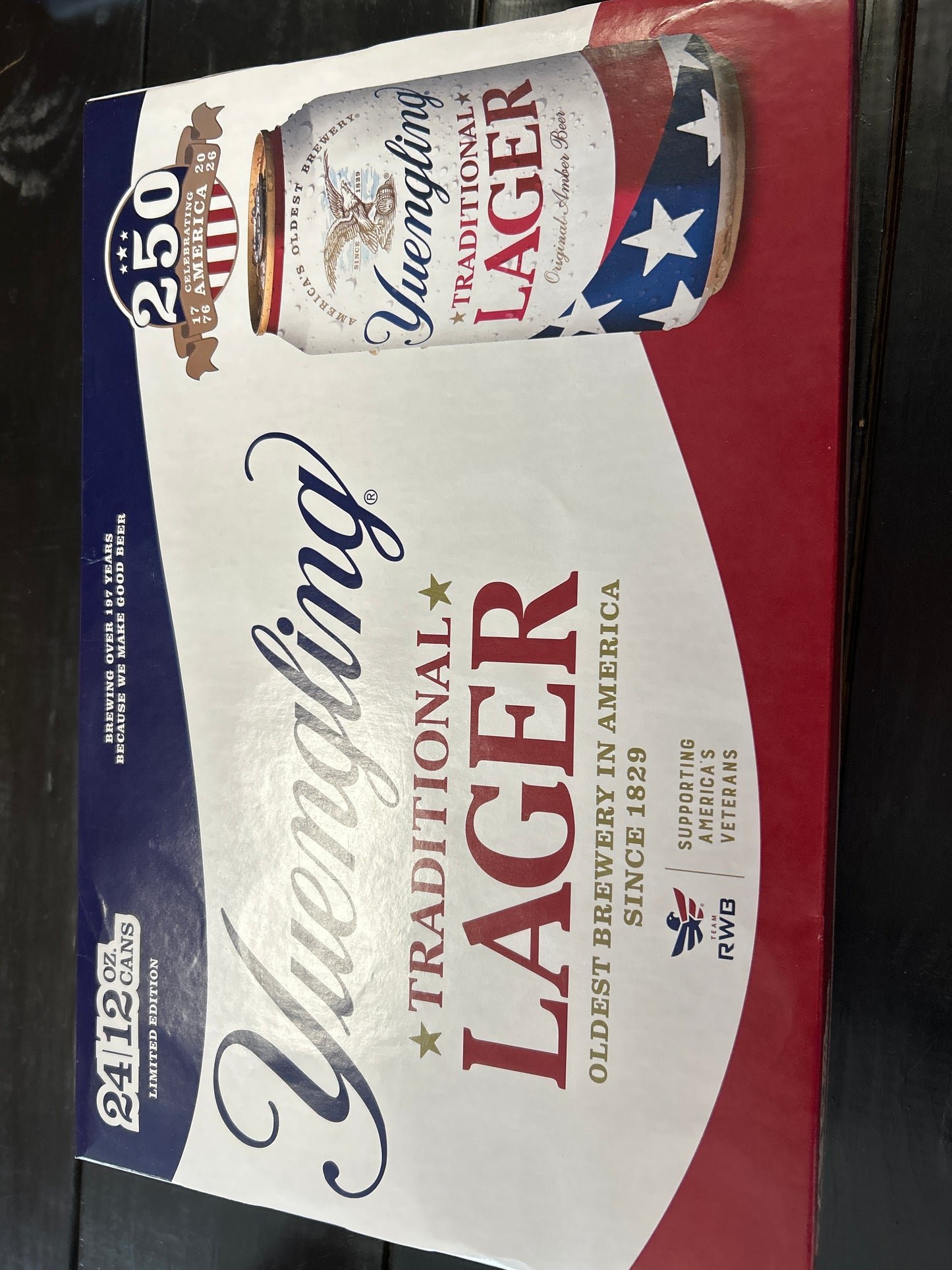 Yuengling Lager 24pk 12oz cans