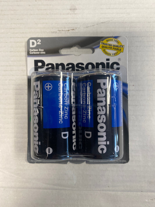 Panasonic D Batteries 2pk
