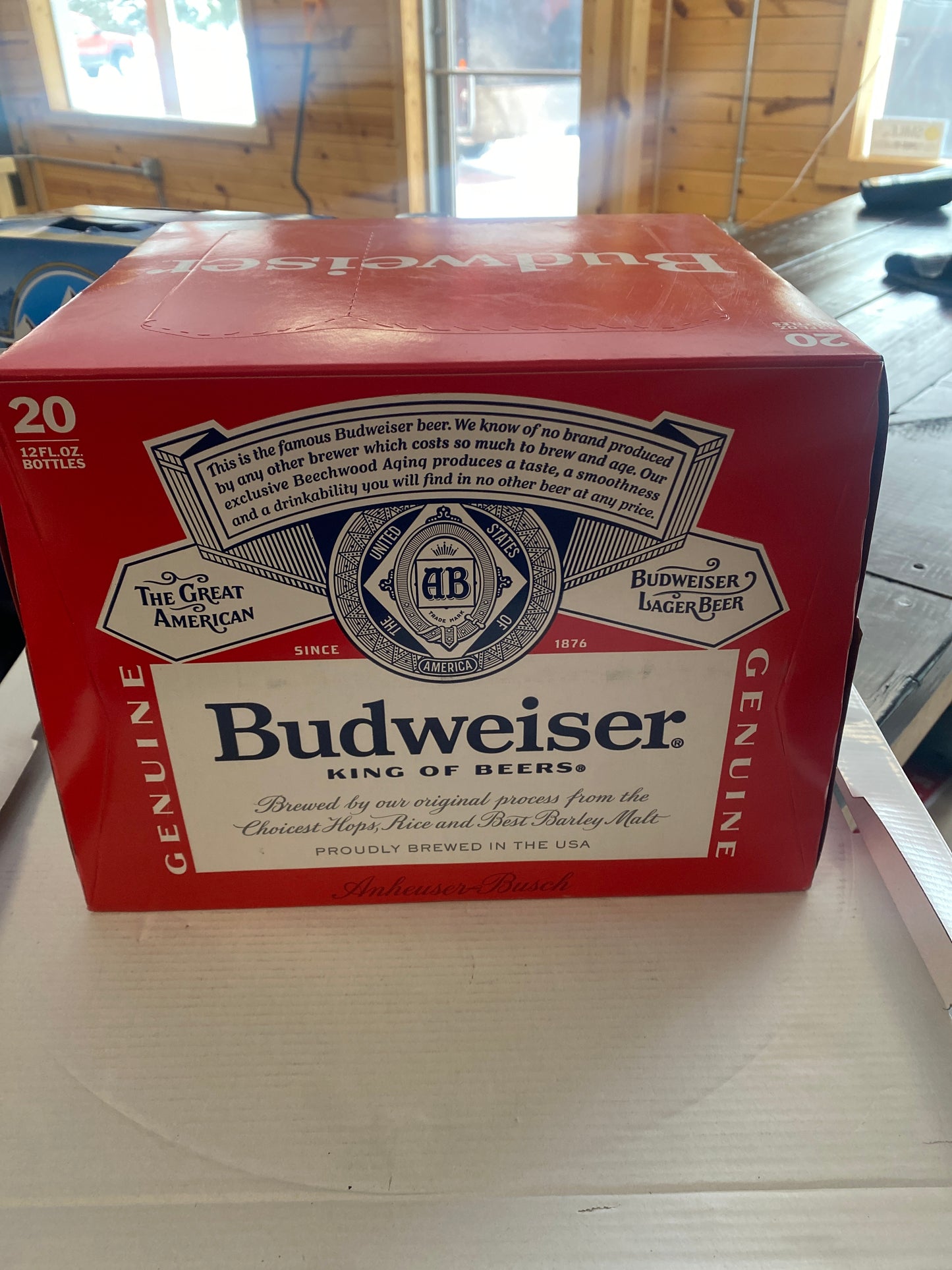 Budweiser 20 Pack 12oz Bottles