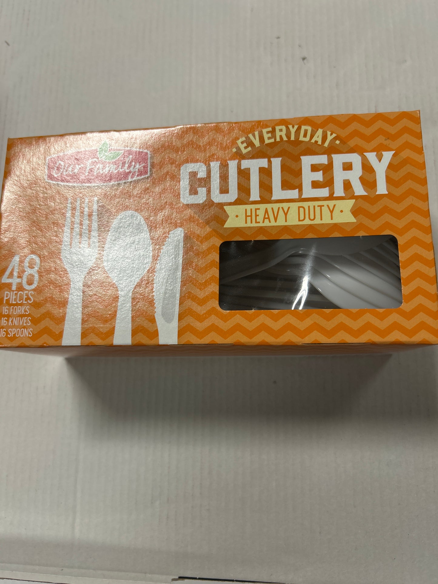 Our Family Plastic heavy duty Cutlery