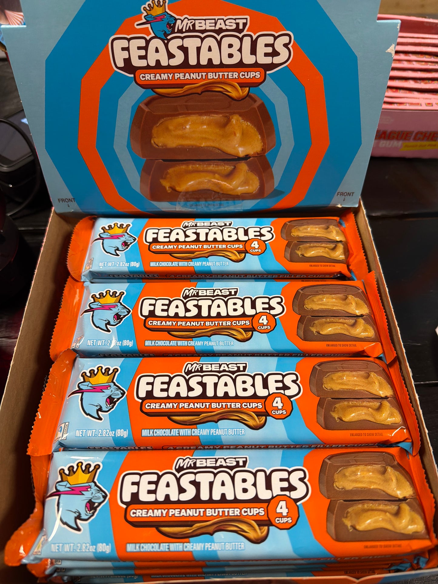 Mr Beast Feastables Peanut Butter Cups 2.82oz