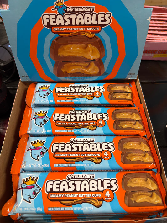 Mr Beast Feastables Peanut Butter Cups 2.82oz