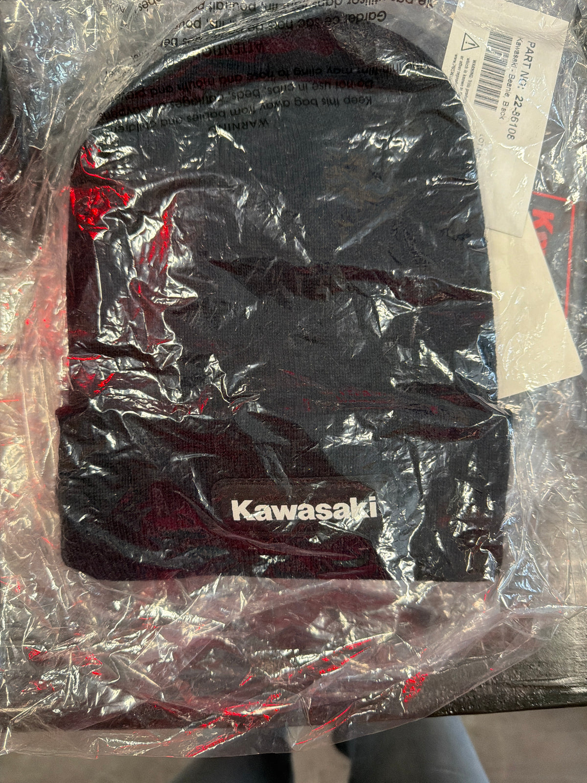 Kawasaki beanie black