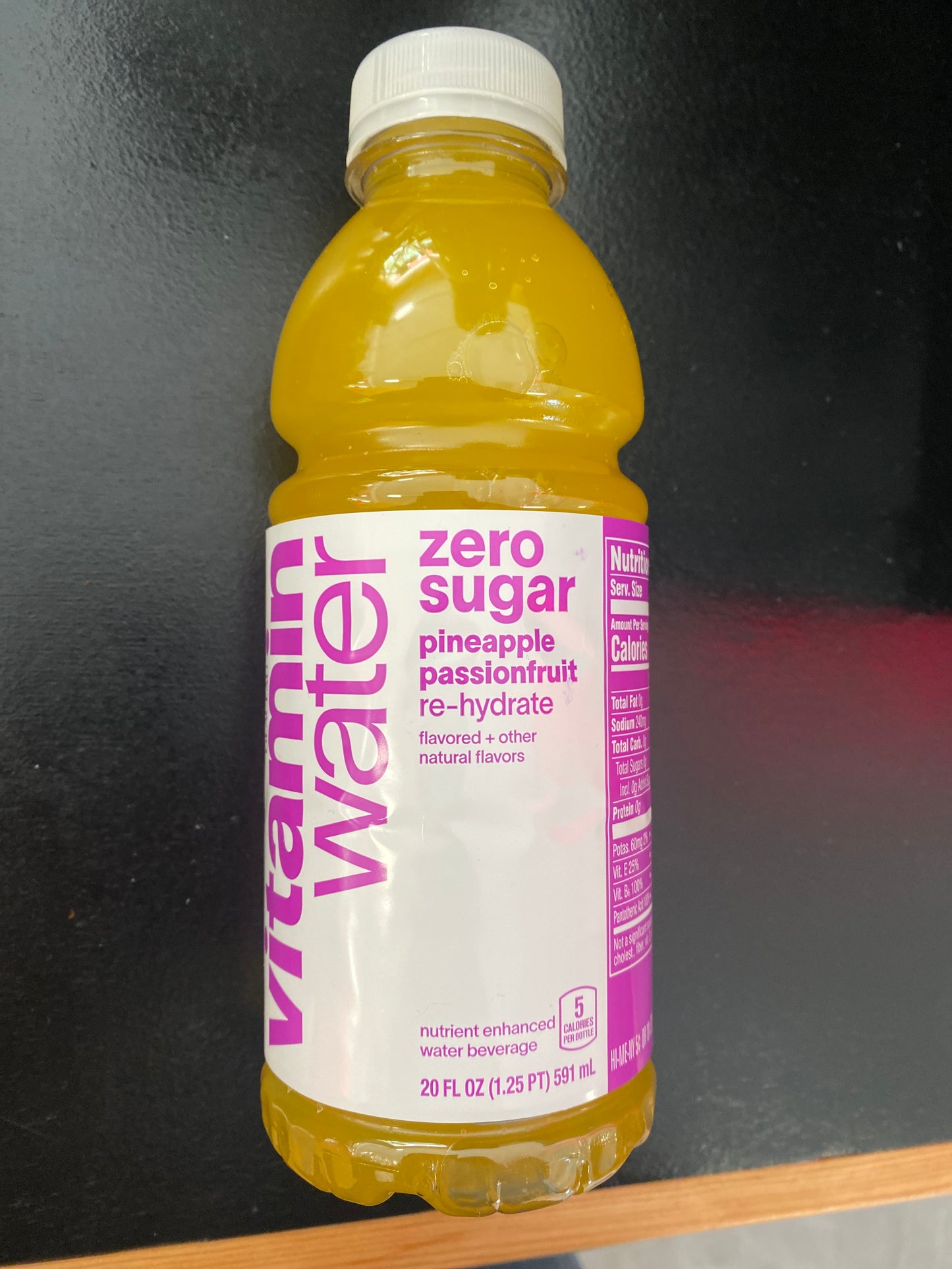 Vitamin water pineapple passion fruit zero sugar 20oz