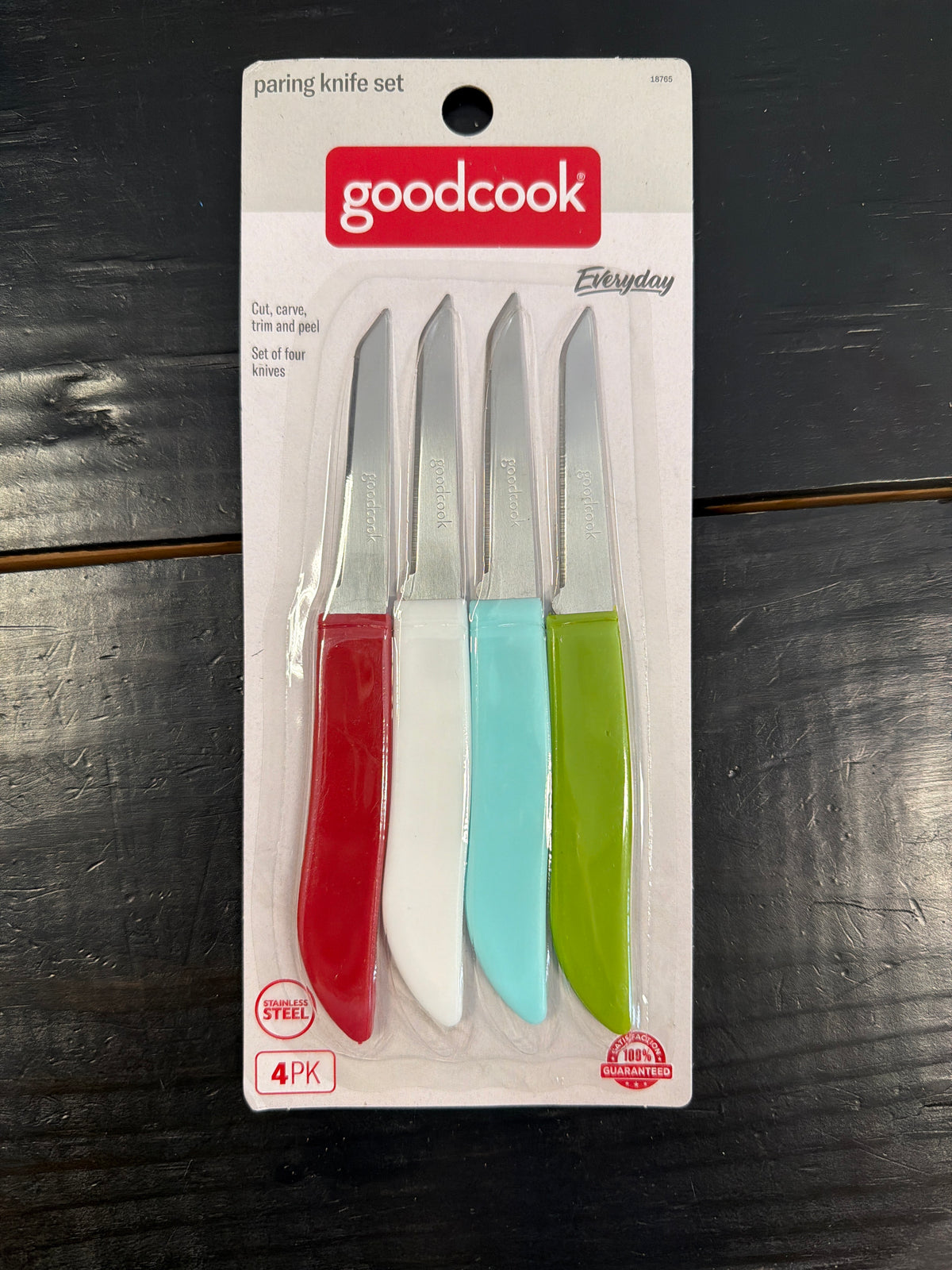 Good Cook paring knife set 4ct