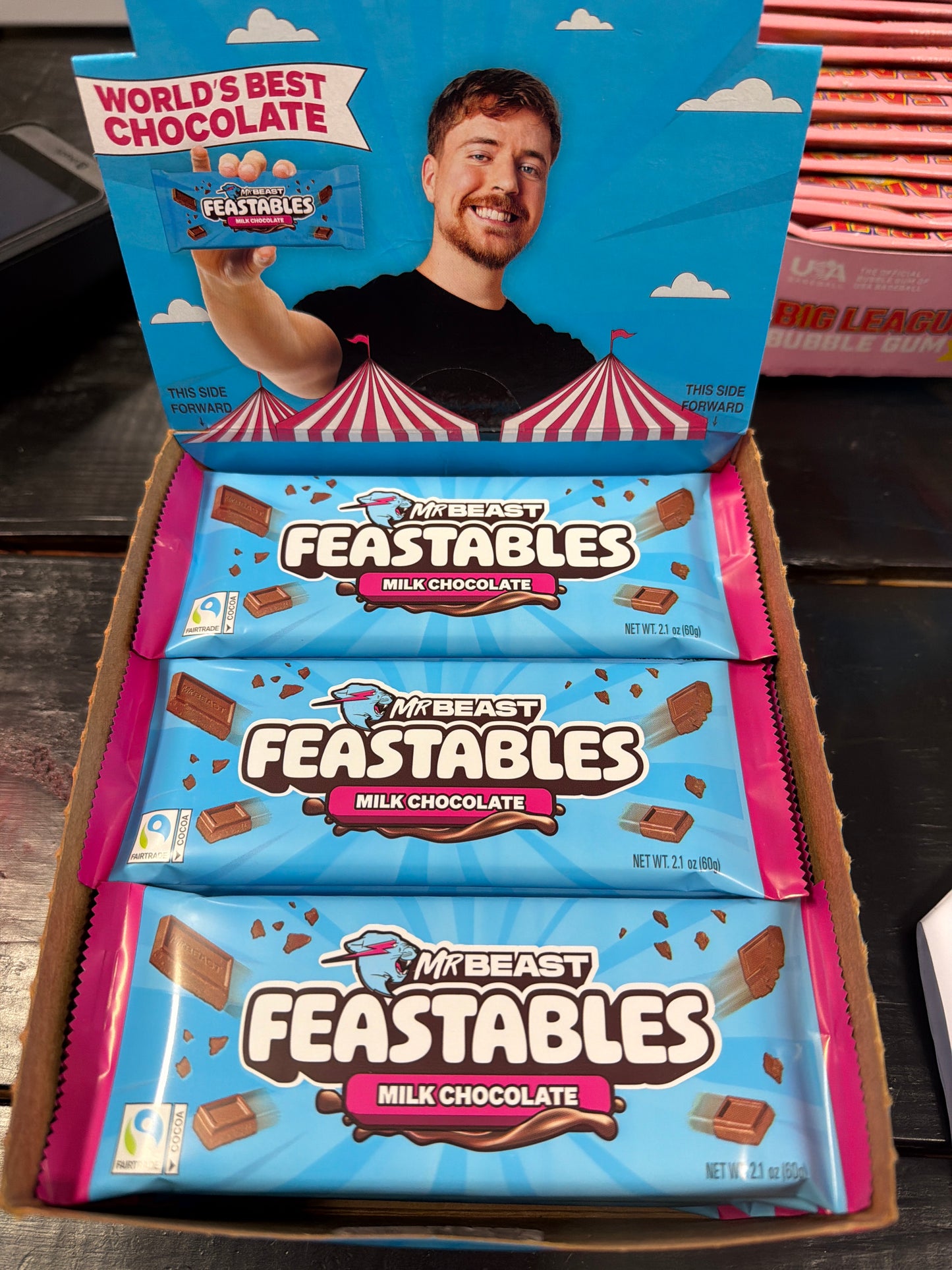 Mr Beast Feastables Milk Choclate Bar 2.1oz
