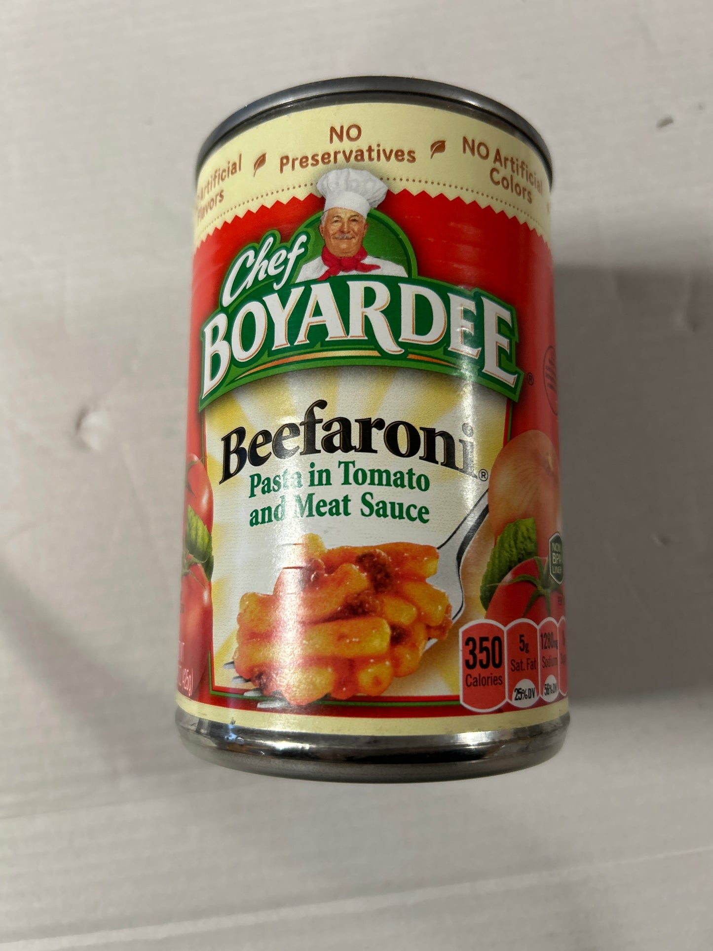 Chef Boyardee Beefaroni 15oz can