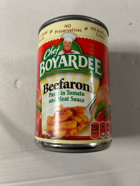 Chef Boyardee Beefaroni 15oz can