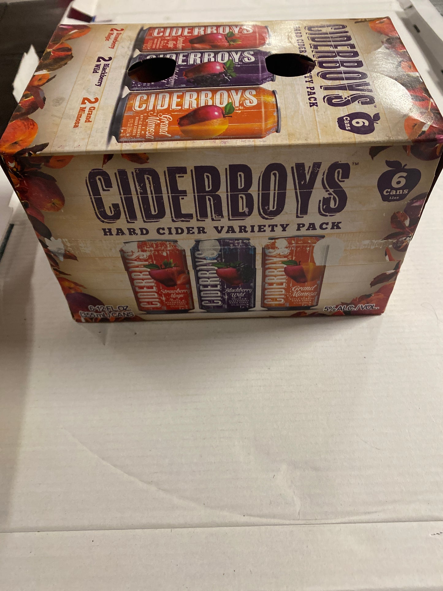Ciderboys Variety Pack 6 Pack 12oz Cans
