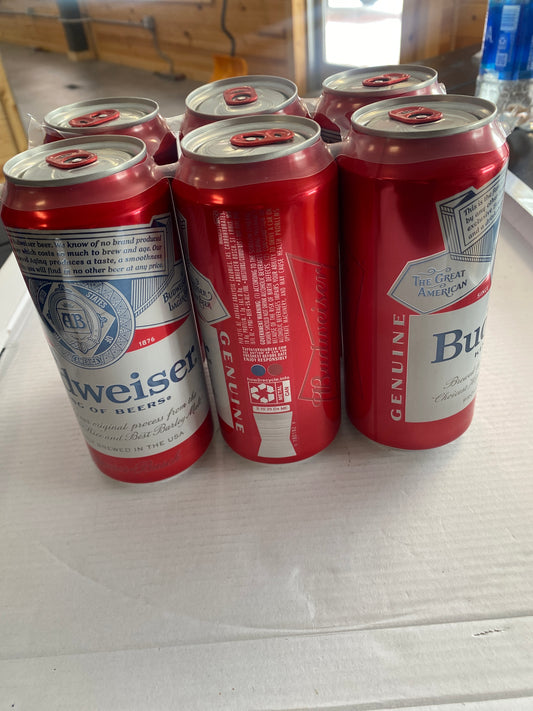 Budweiser 6 Pack 16oz Cans