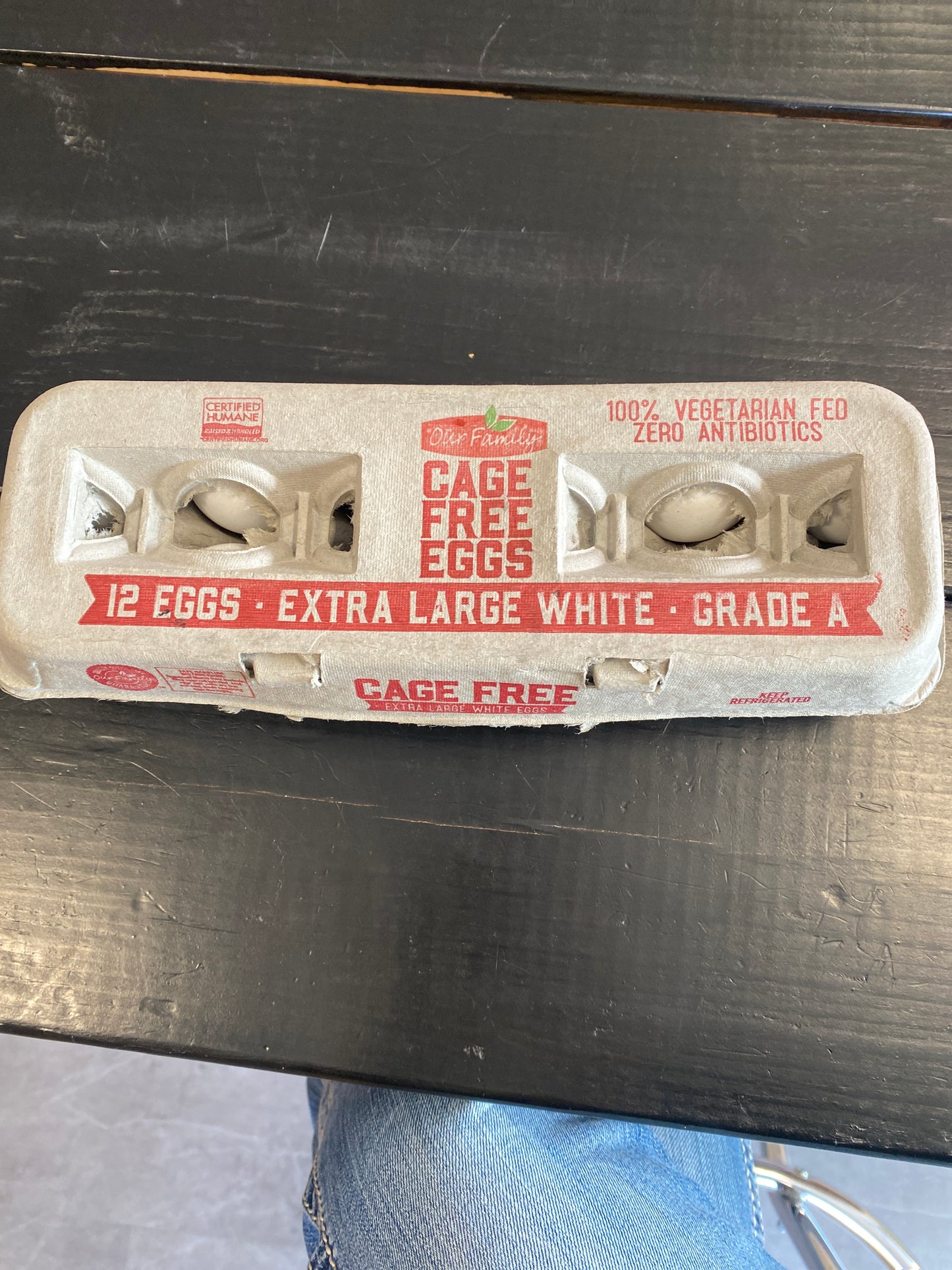 Our Family cage free eggs 12ct