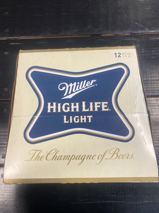 Miller High Life 12pk Bottles 12oz