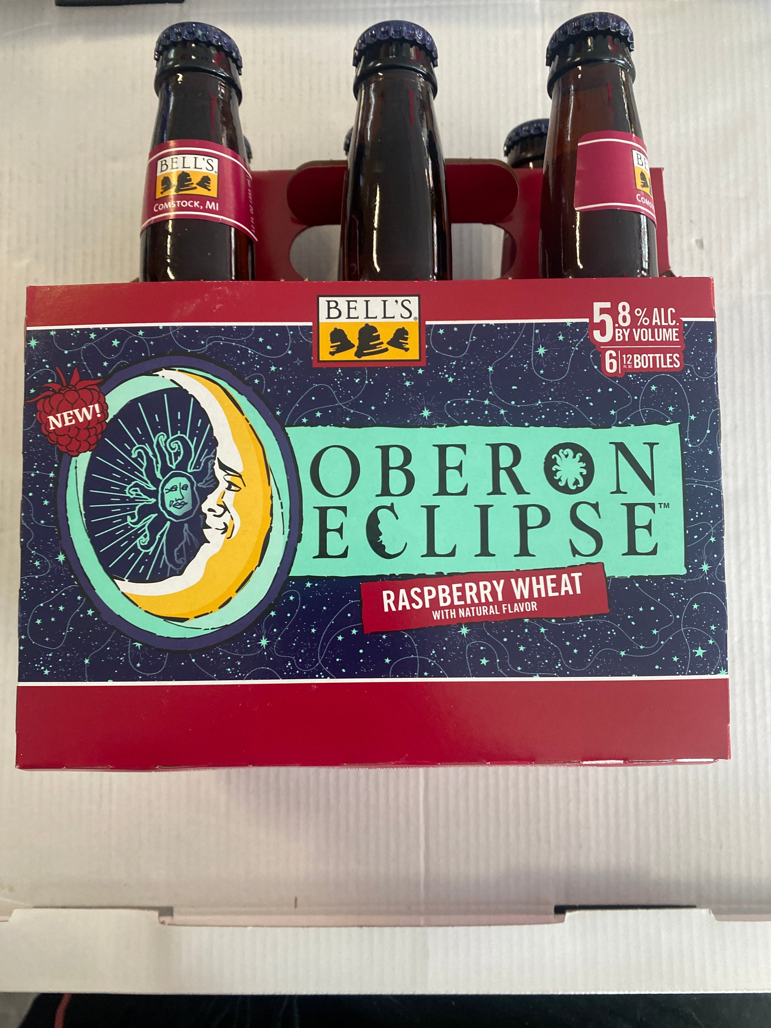 Bell’s Oberon Eclipse Raspberry Wheat 6 Pack 12oz Bottles – LaBaron's ...