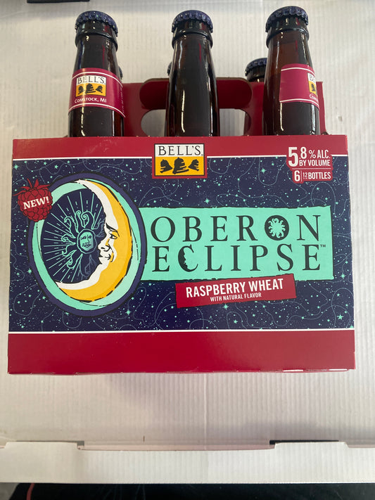 Bell’s Oberon Eclipse Raspberry Wheat 6 Pack 12oz Bottles