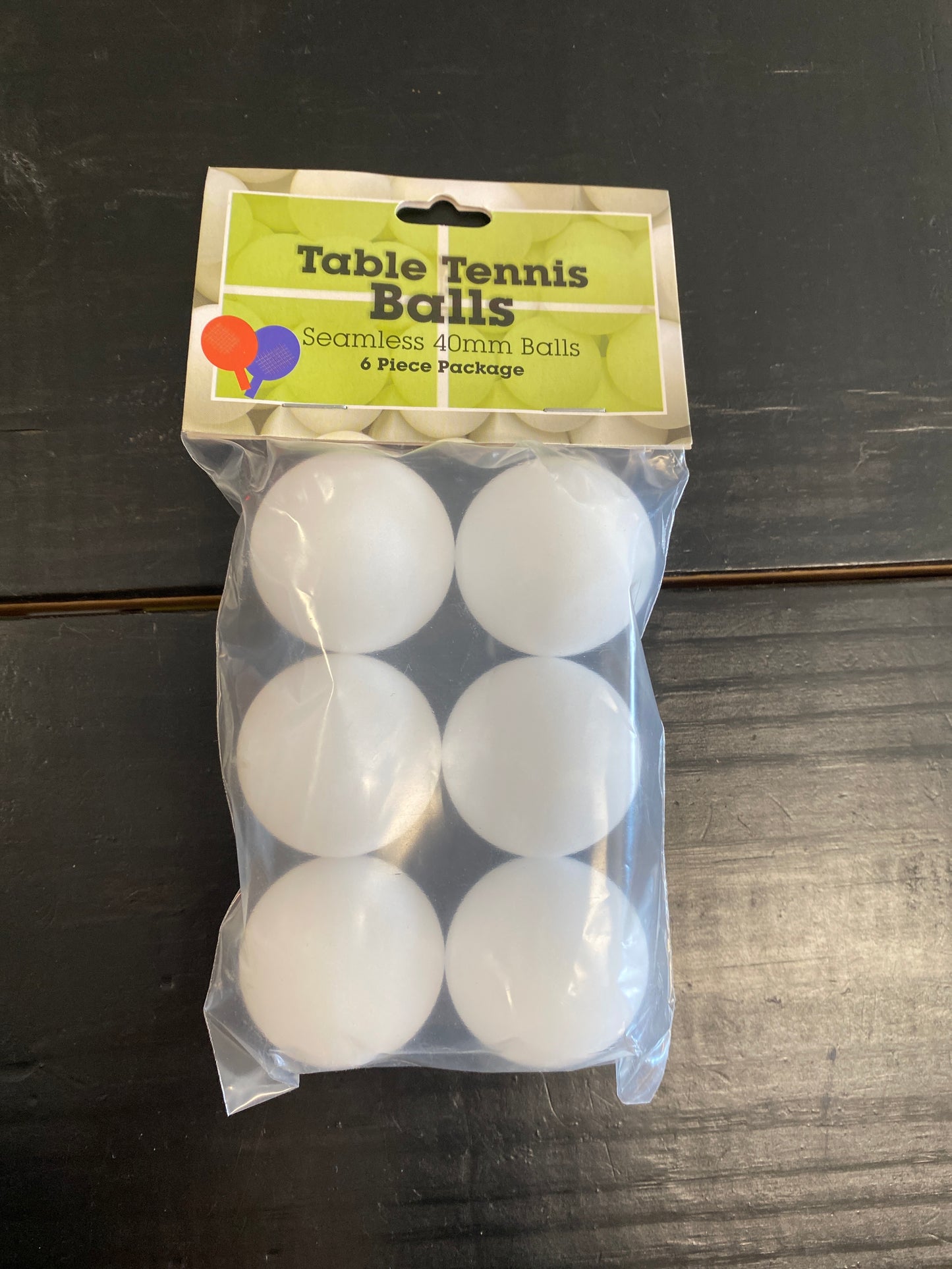 Table Tennis Balls 6pk