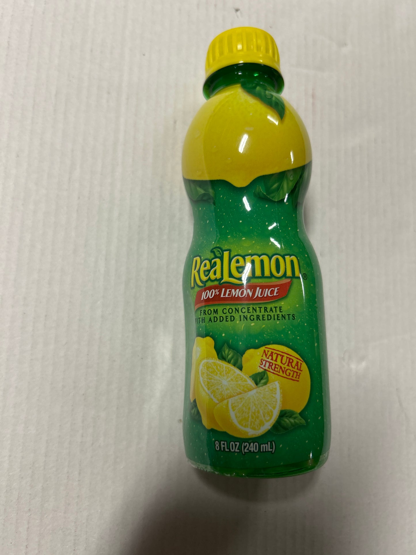 Real lemon 100% juice 8fl oz