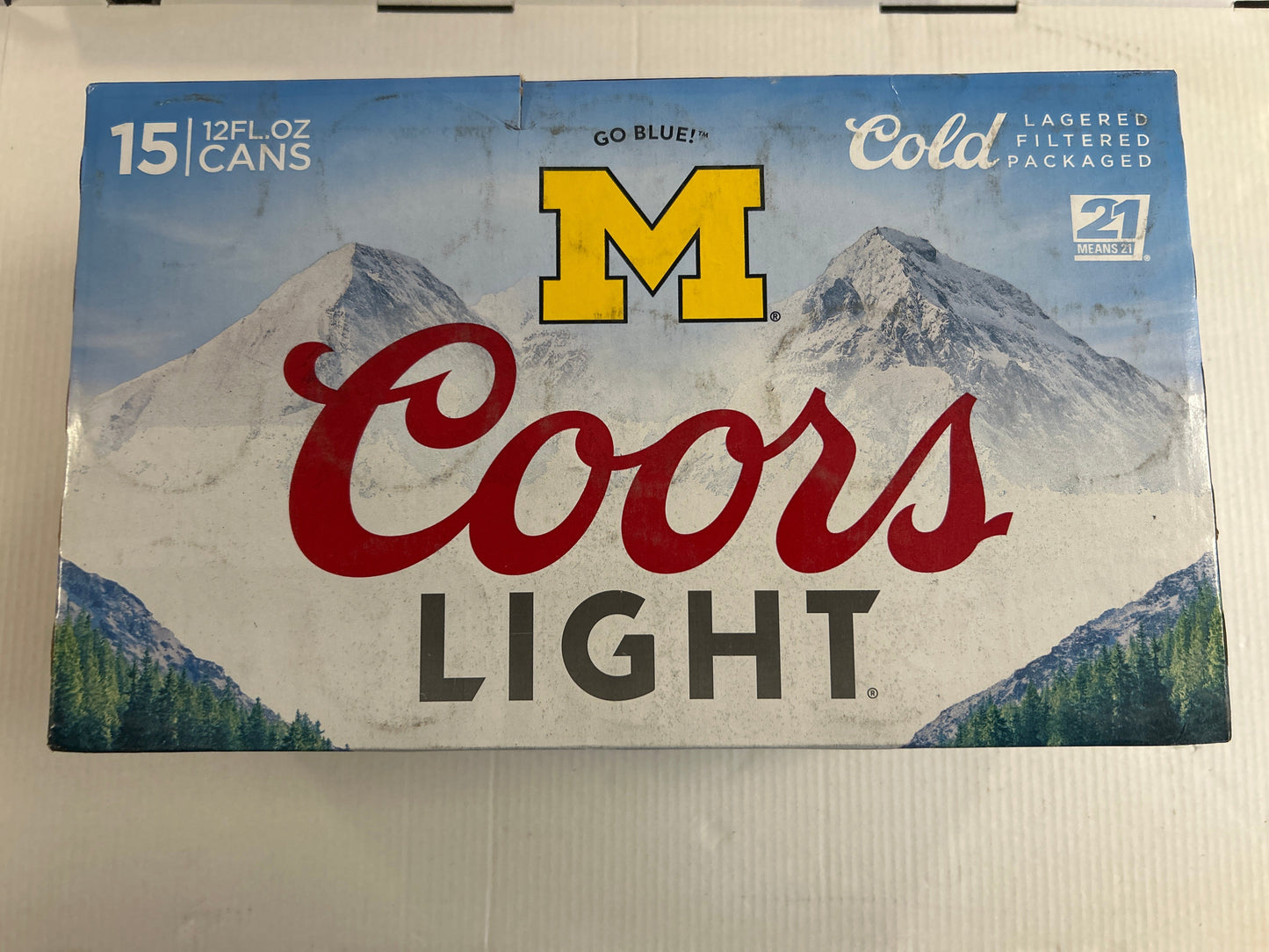 Coors Light 15 pack 12oz Cans