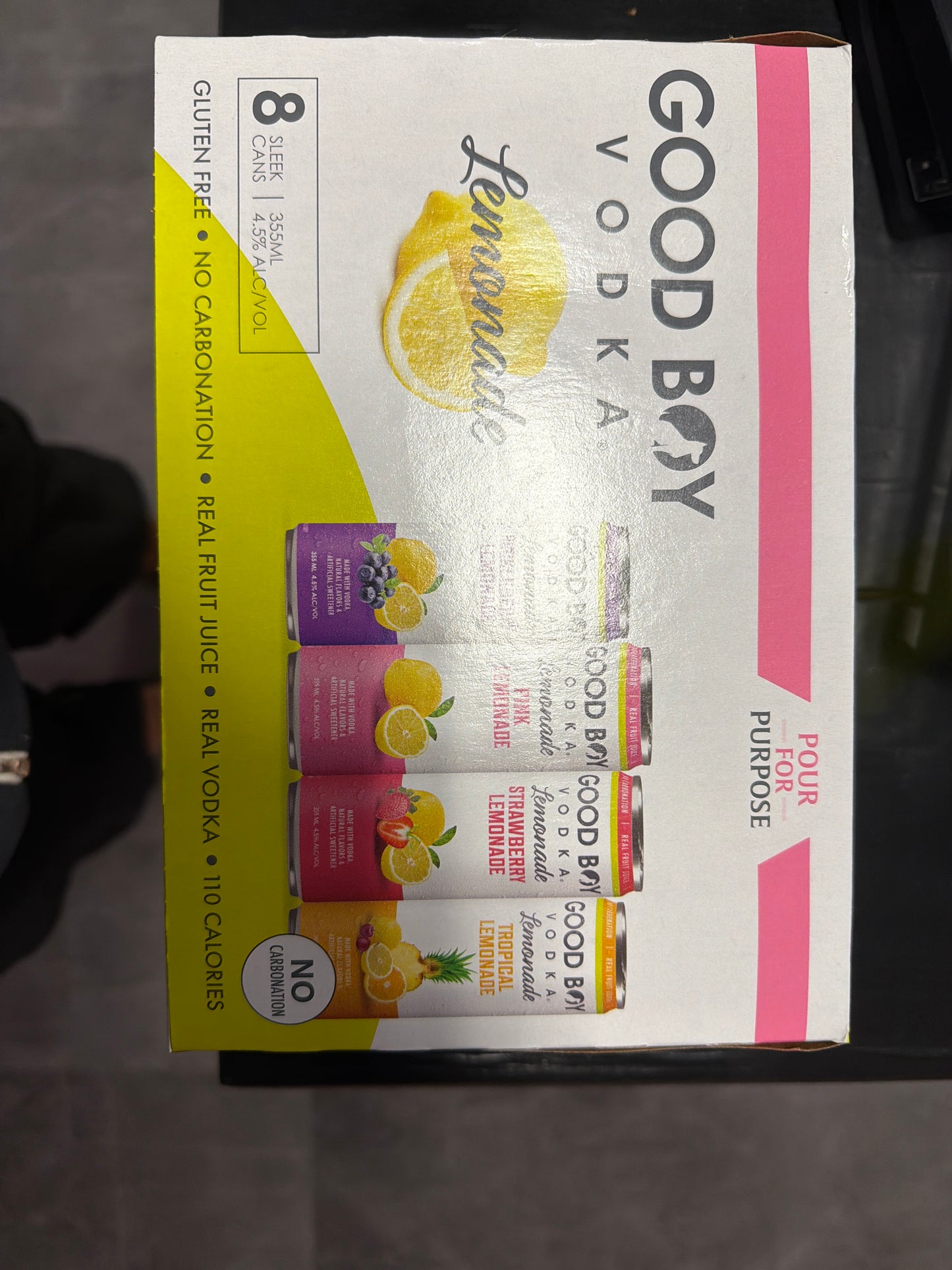 Good Boy Variety Lemonade 8pk 355ml cans