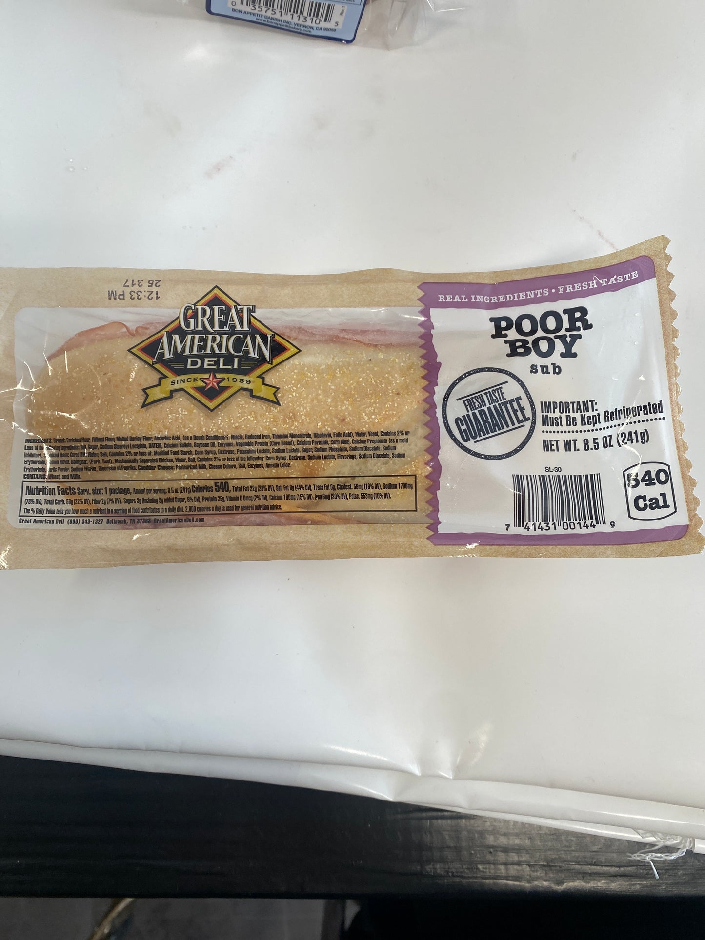Great American Deli Poor Boy 8.5oz