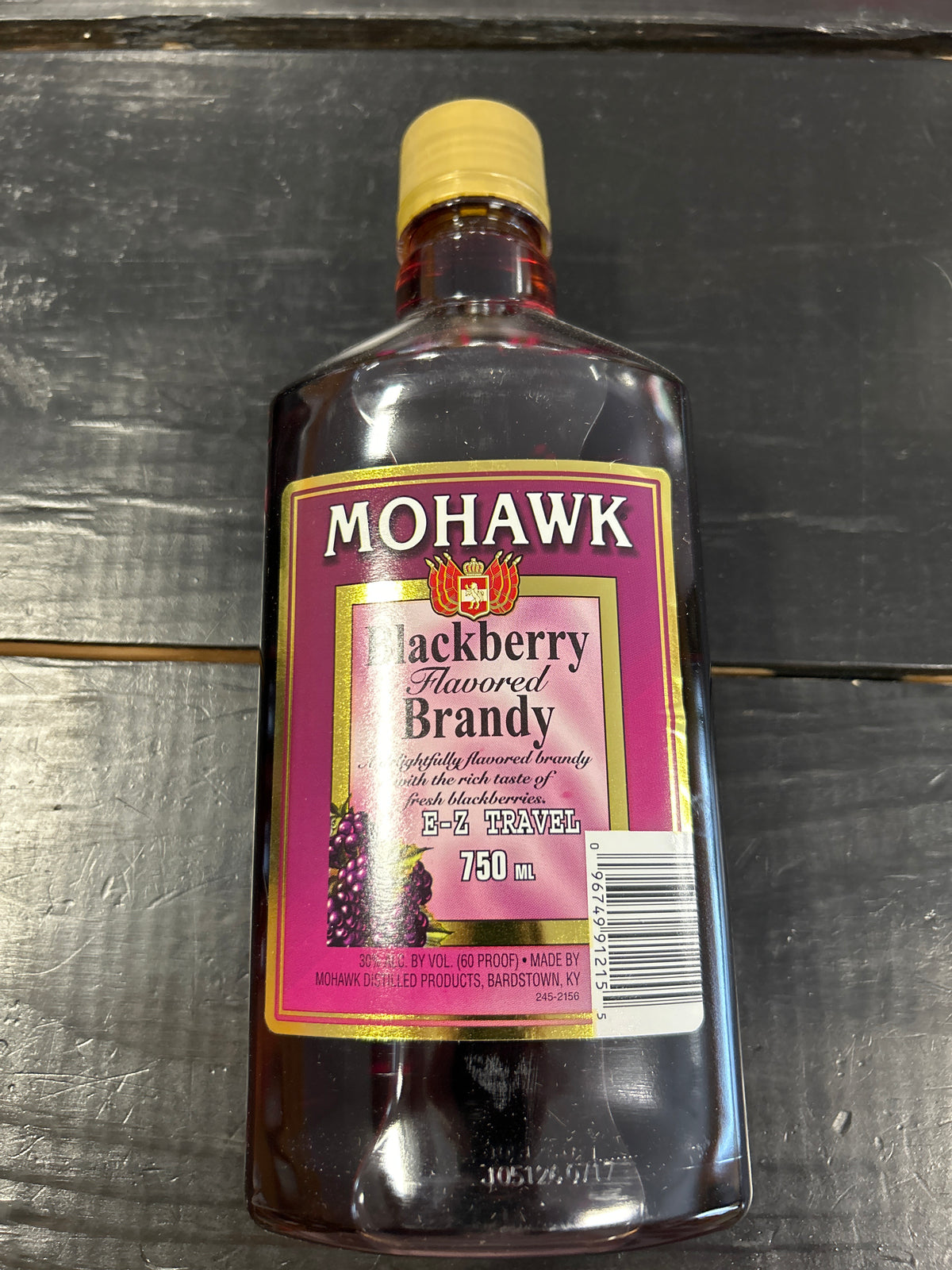 Mohawk Blackberry Brandy       EZ traveler 750 ml