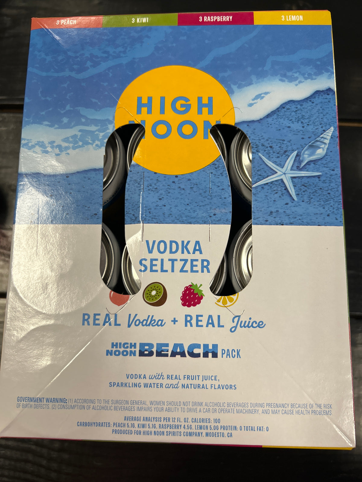 High Noon Beach Variety       12 Pack 12 oz cans