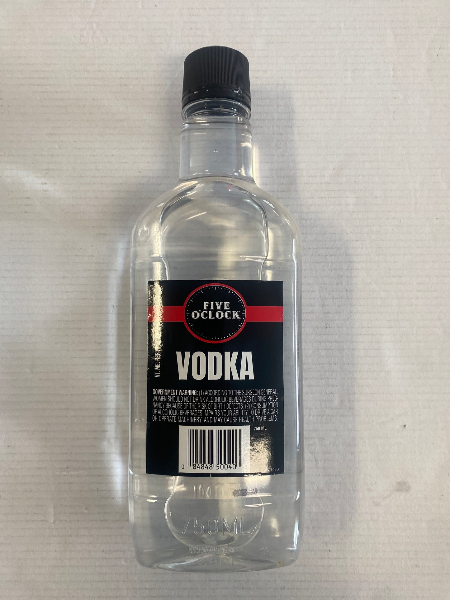 Five O’Clock Vodka 750ml