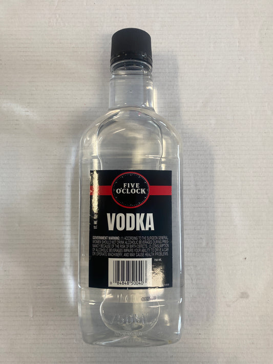 Five O’Clock Vodka 750ml