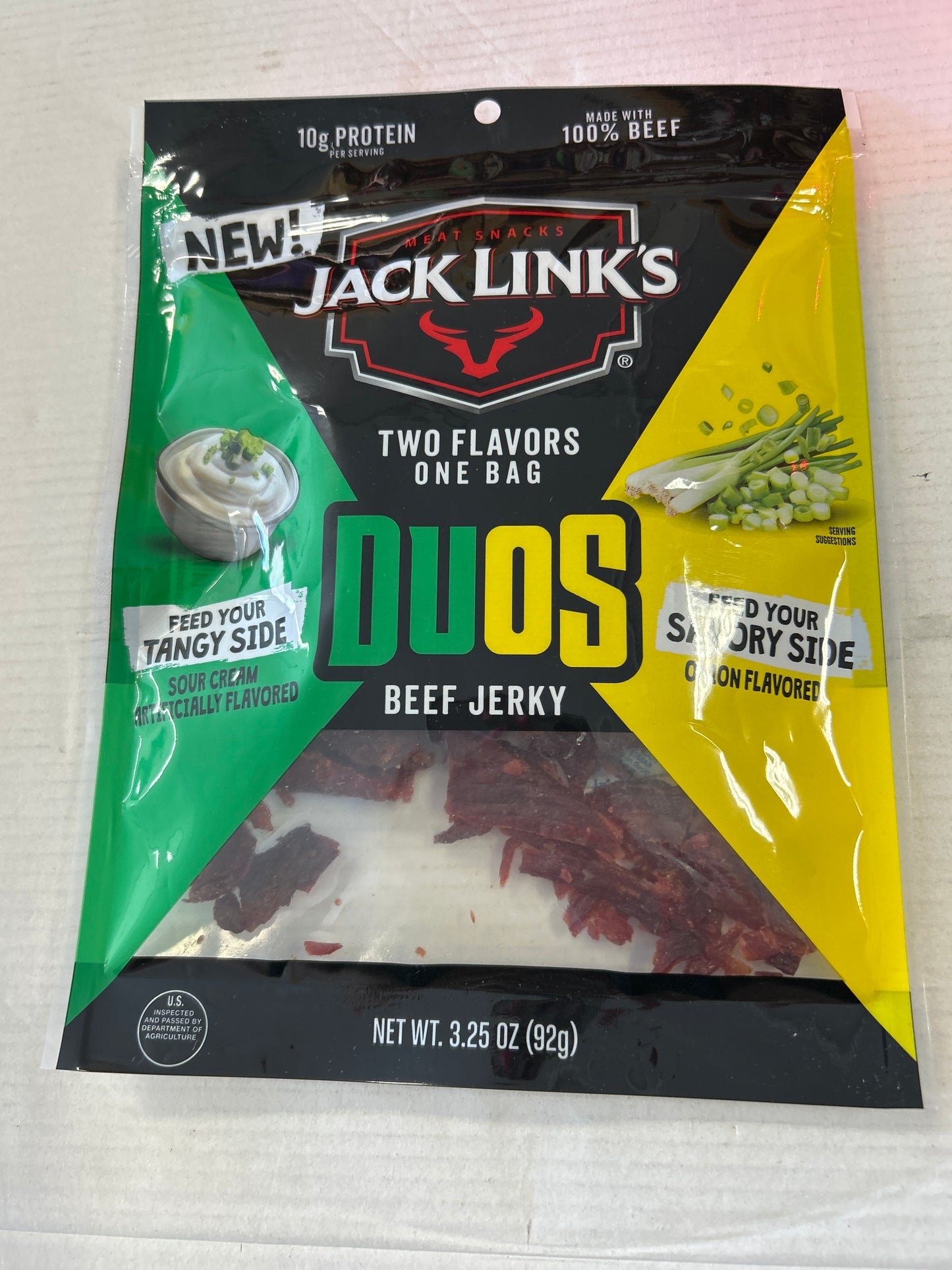 Jack Links Duos Sour Cream/ Onion 3.25 oz