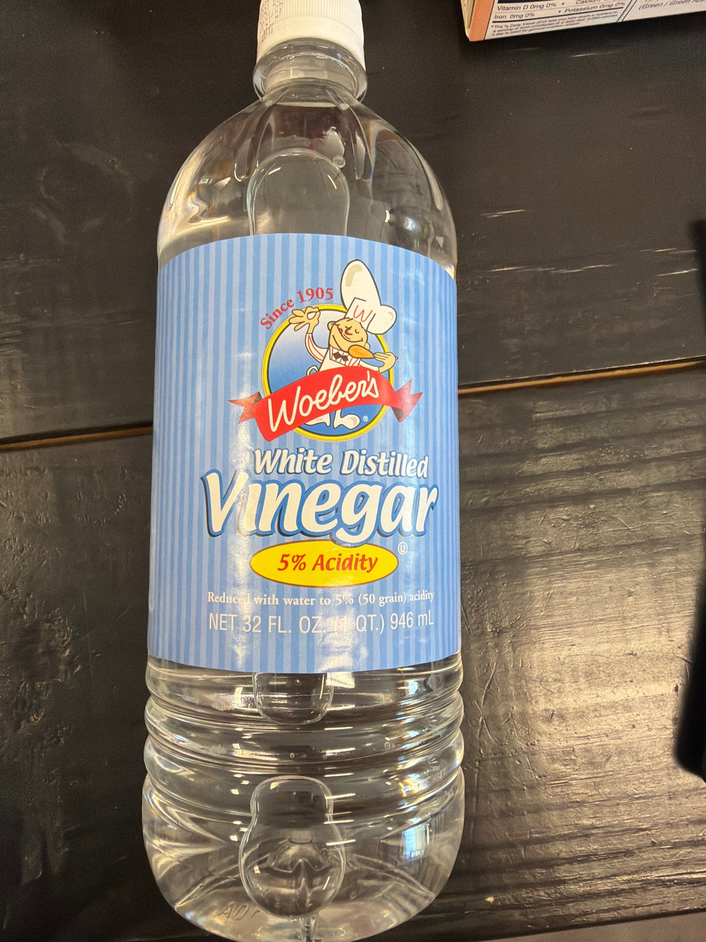 Woebers white vinegar 32oz