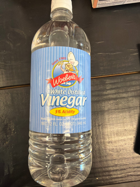 Woebers white vinegar 32oz
