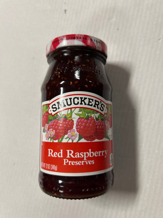 Smucker’s Red raspberry 12oz