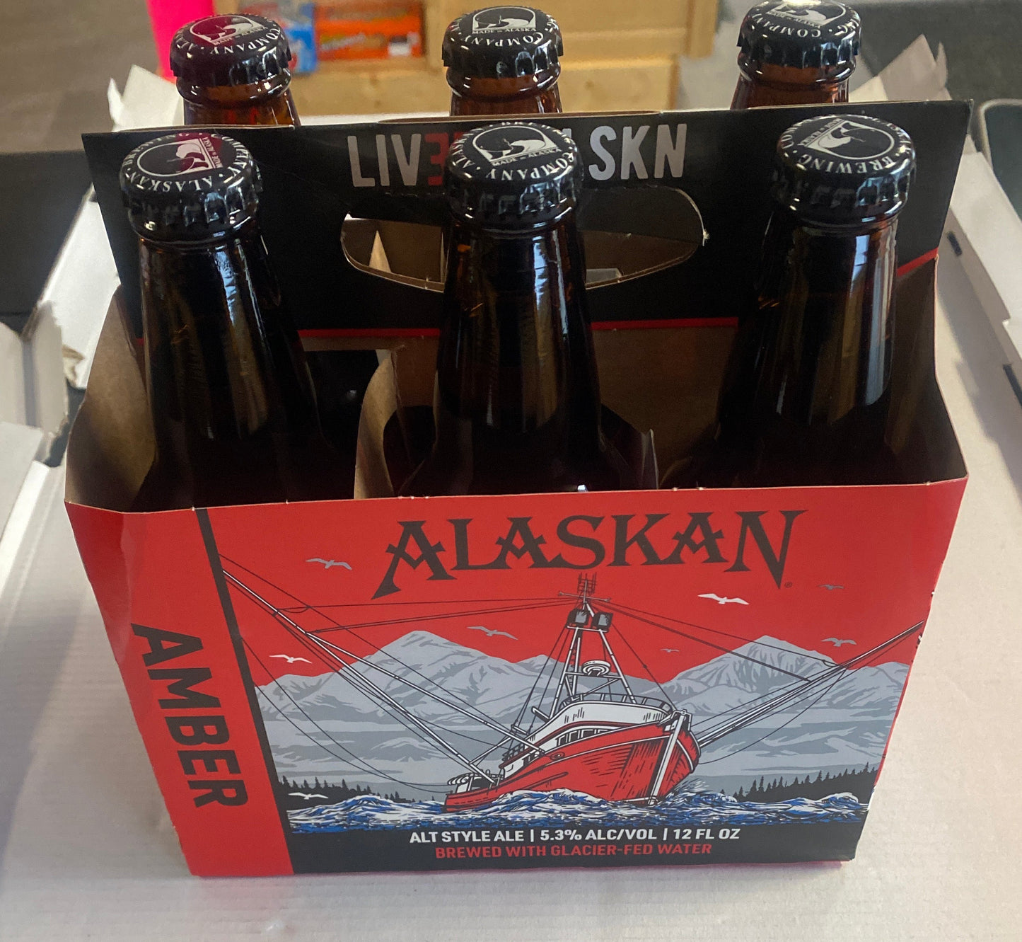 Alaskan Amber 6 Pack 12oz Bottles