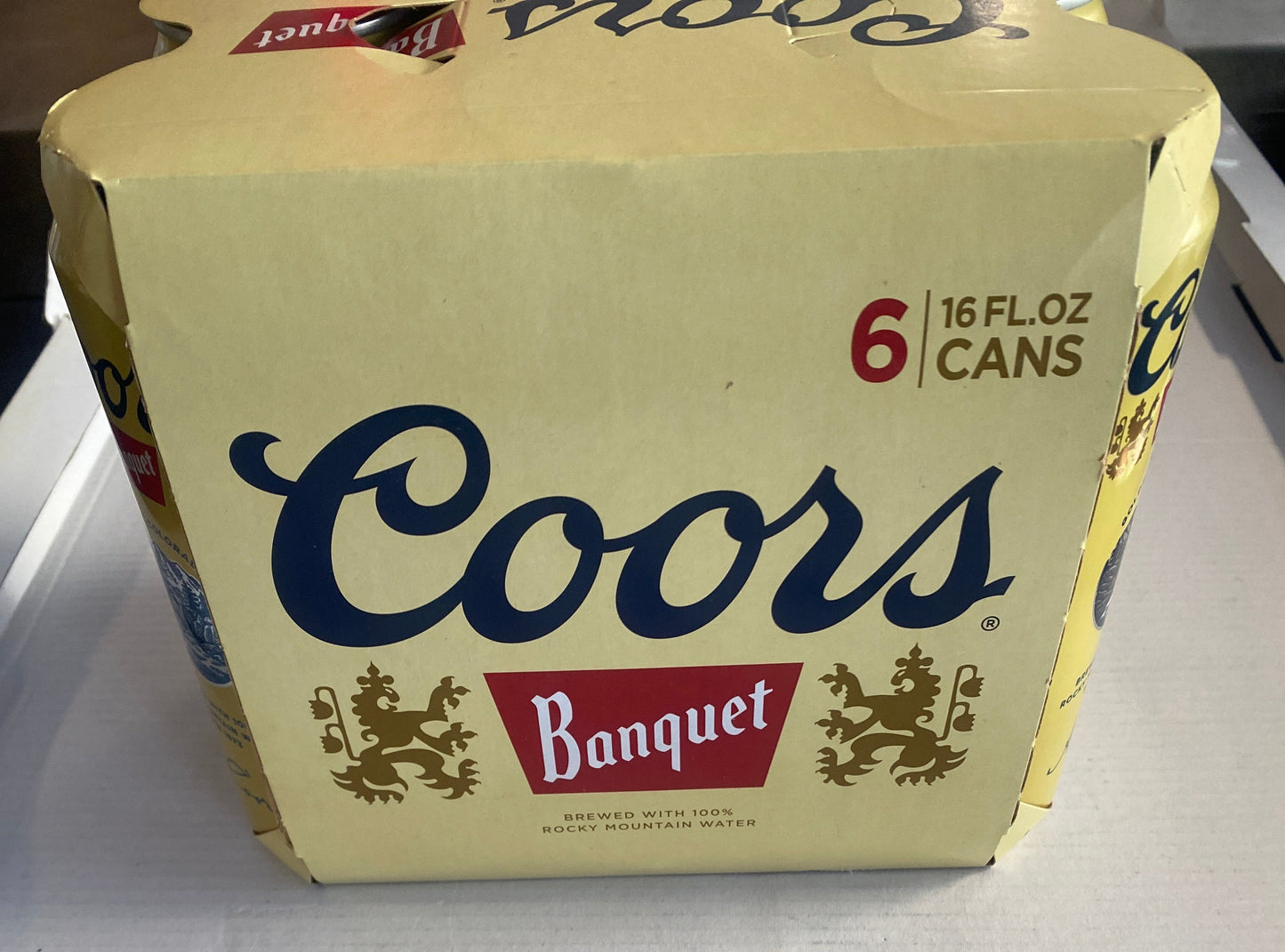 Coors Banquet 6 Pack 16oz Cans