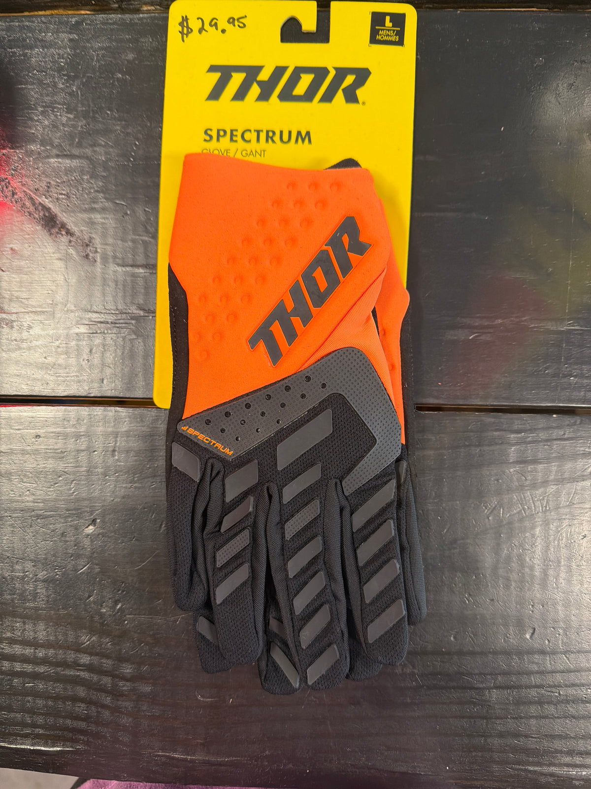 Thor spectrum orange gloves lg