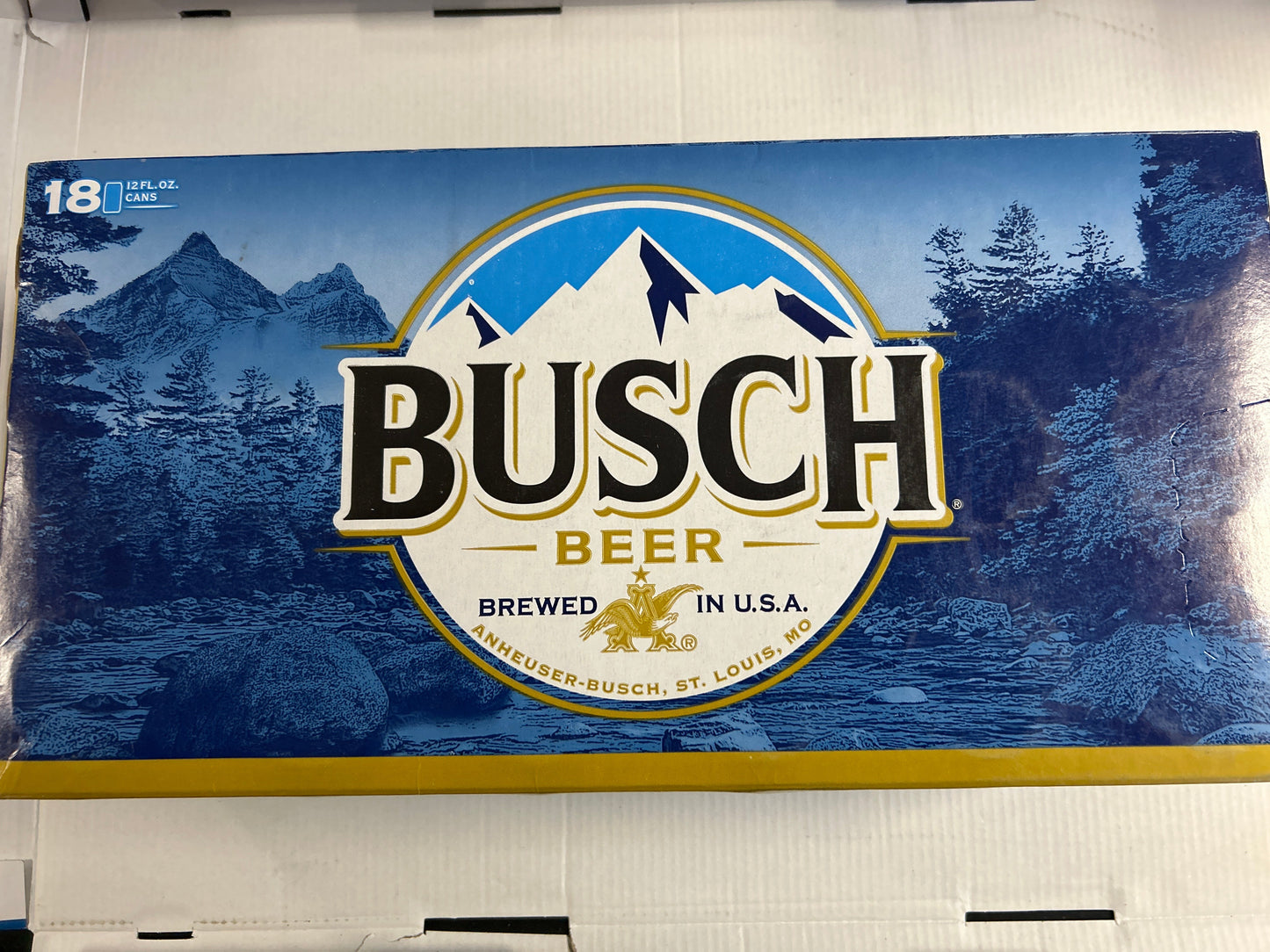 Busch 18 pack 12 oz cans