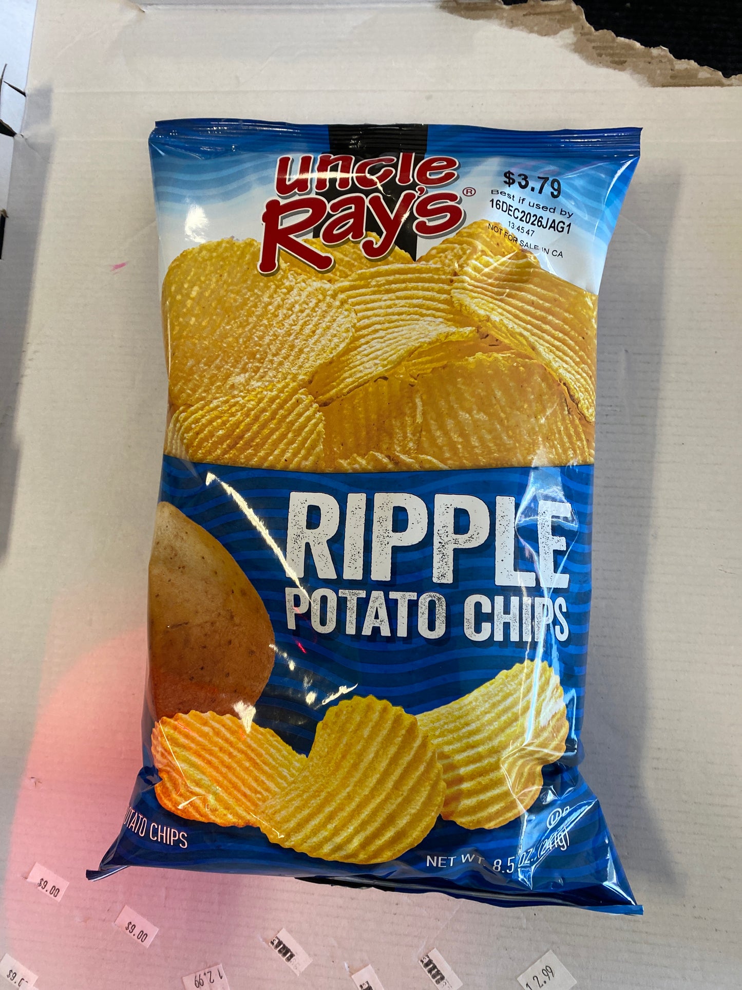 Uncle Rays Ripple Potato Chips 8.5oz