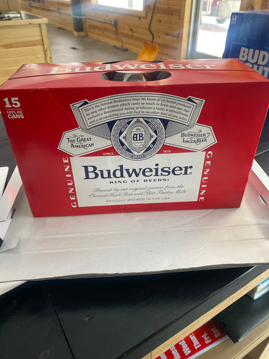 Budweiser 15 Pack 12oz Cans
