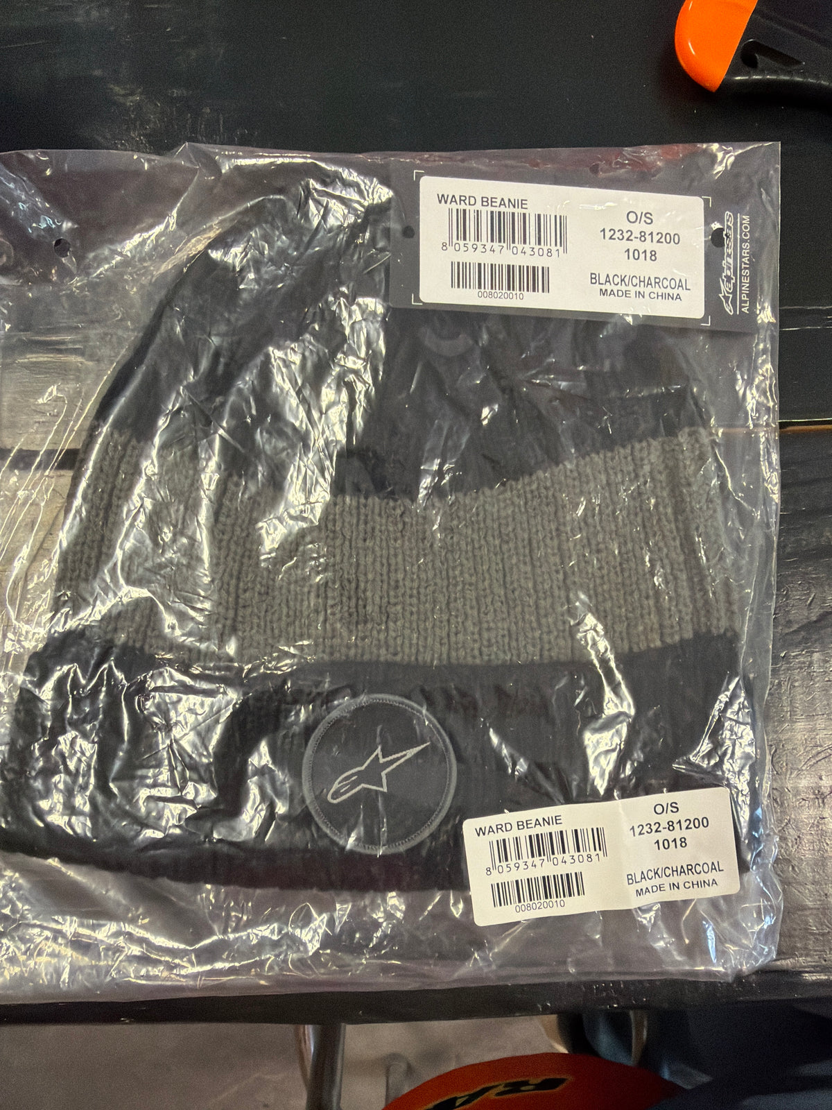 Alpinestar ward beanie black/charcoal