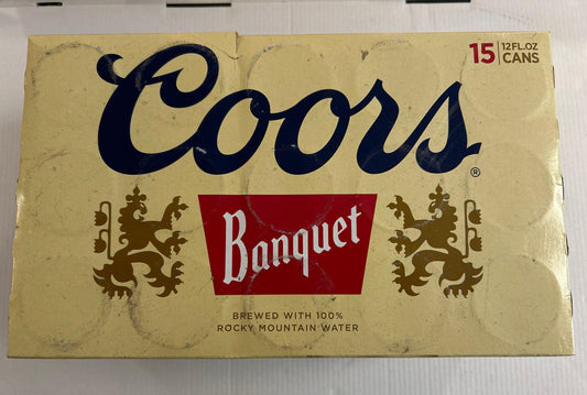 Coors Banquet 15 pack 12oz Cans