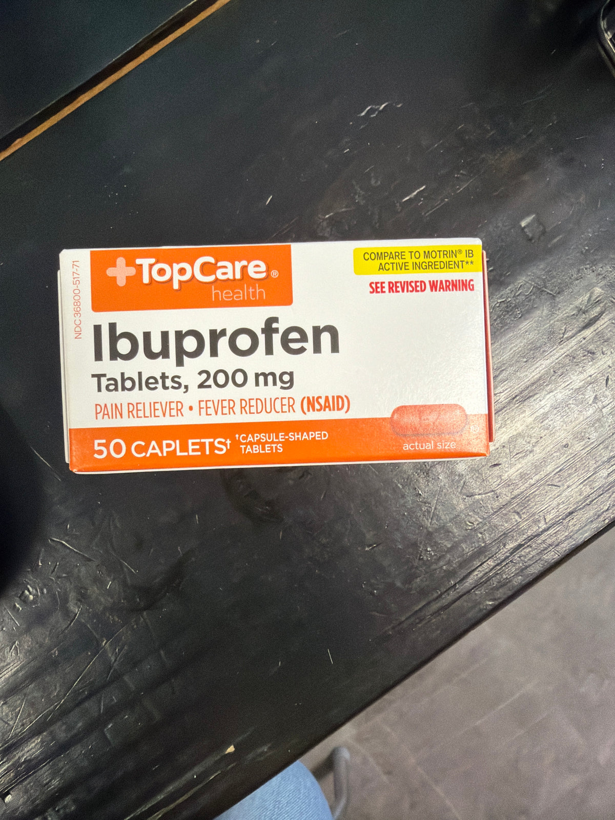 Top care ibuprofen 200mg 50ct