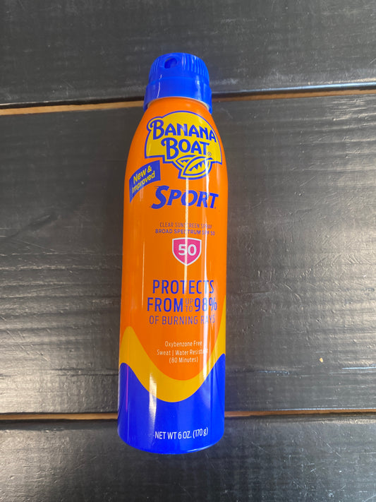 Banana Boat Sport 50spf 6oz