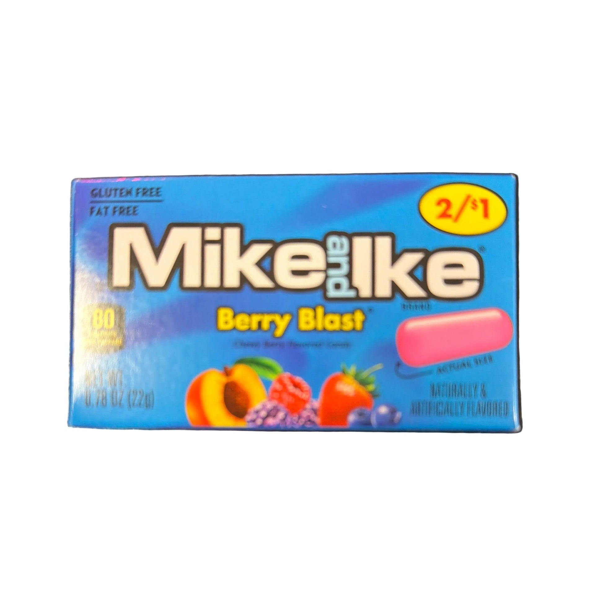 Box of Mike and Ike Berry Blast gummy candies