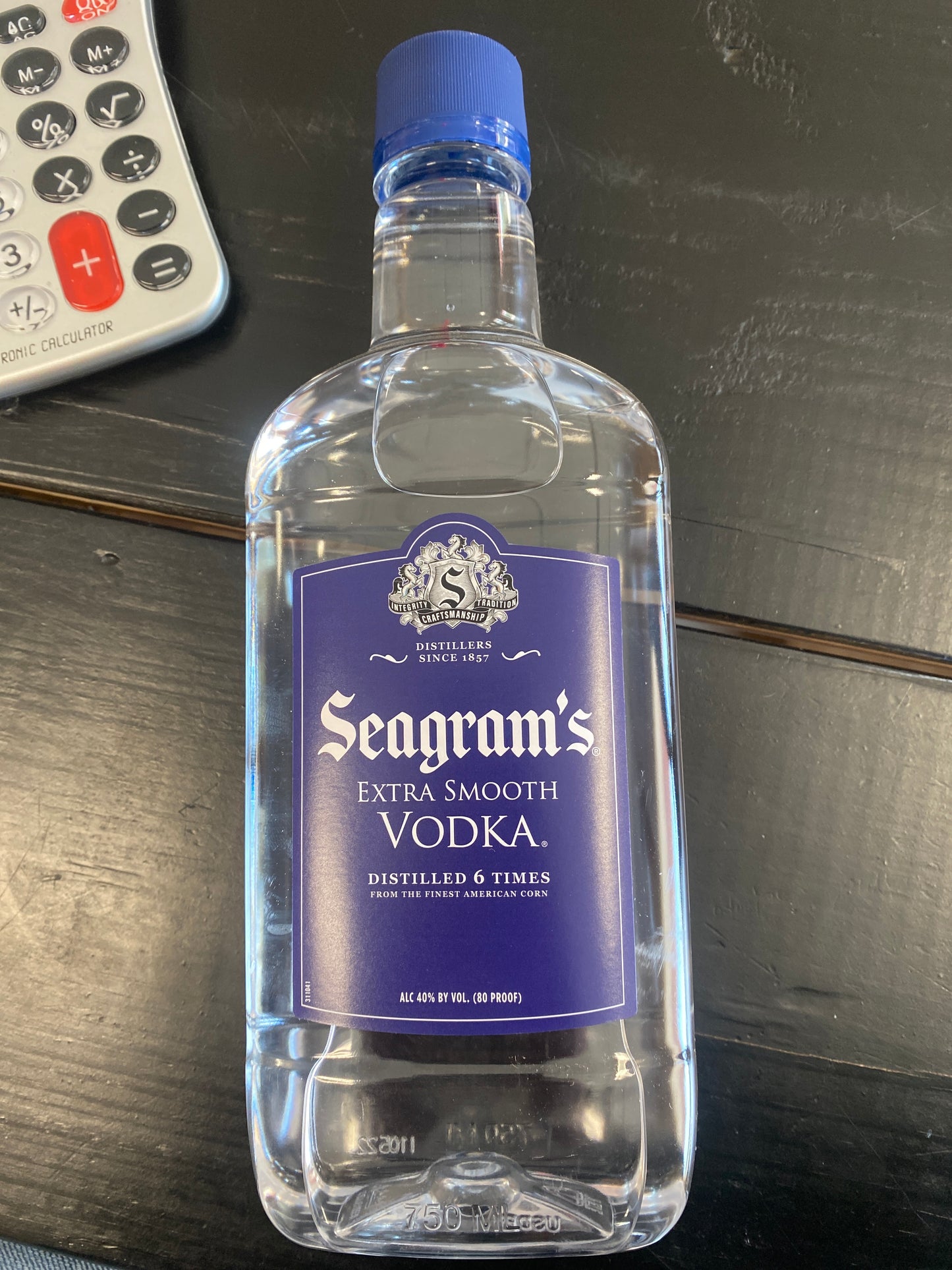 Seagrams Extra Smooth Vodka 750ml