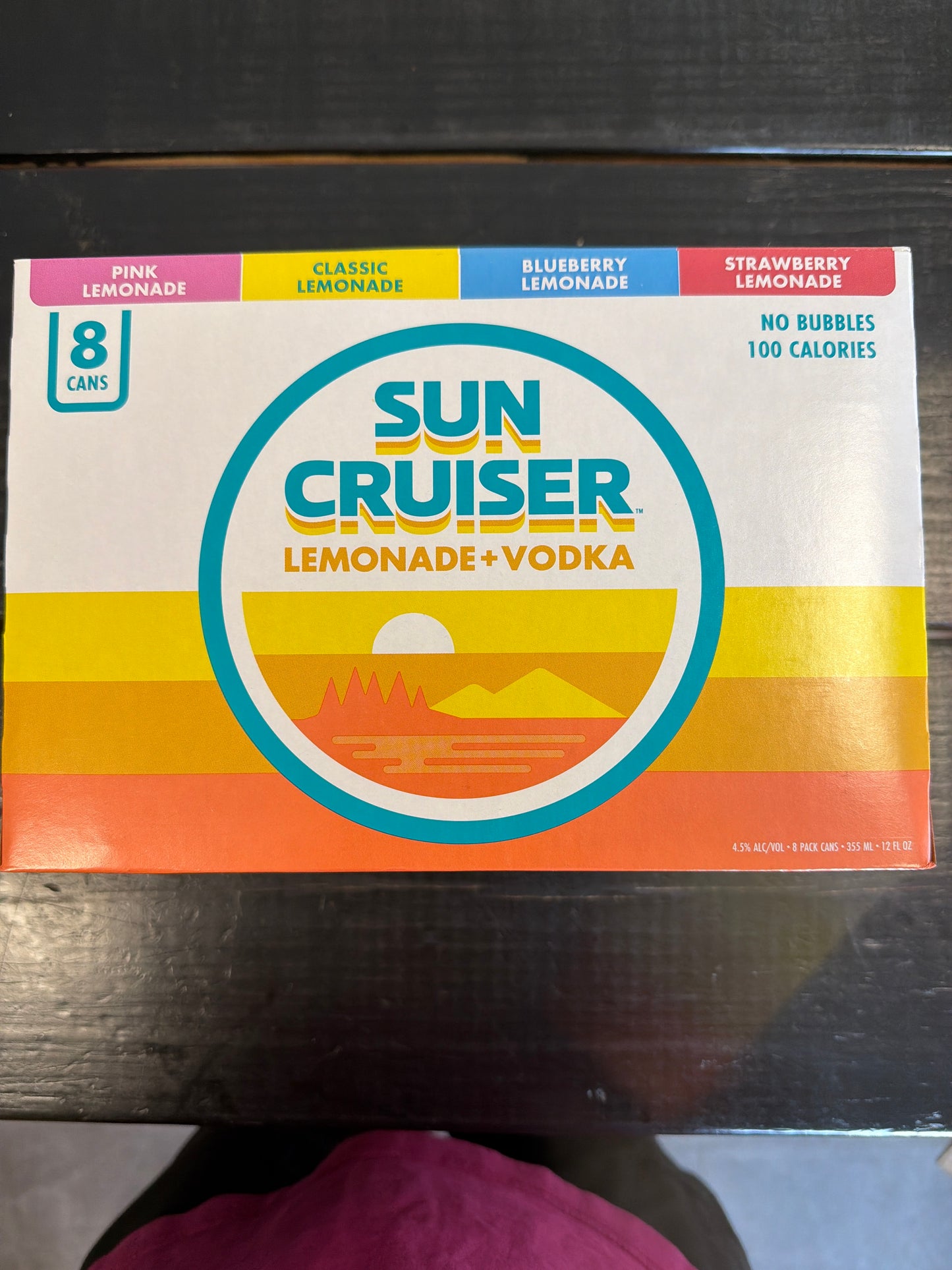 Sun Cruiser lemonade vodka variety  8pk 12oz cans