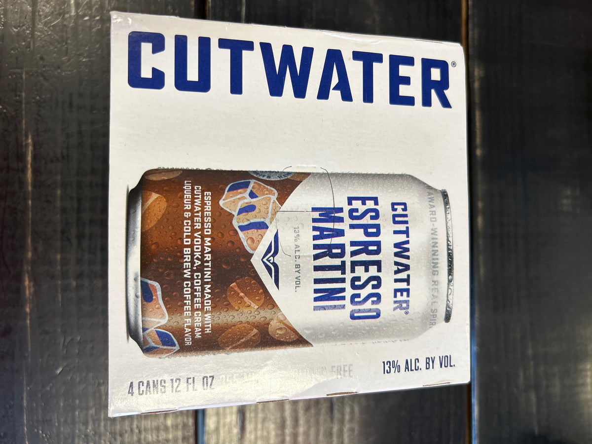 Cutwater Espresso Martini        4 pk 12 oz cans