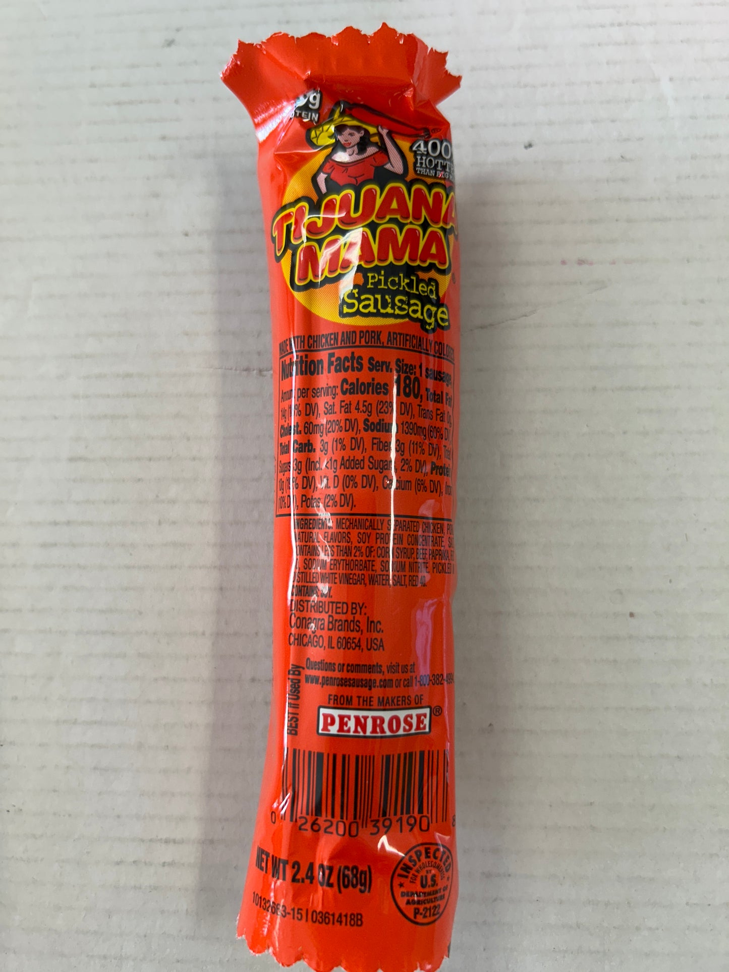 Tijuana Mama Pickled Sausage 2.4 oz
