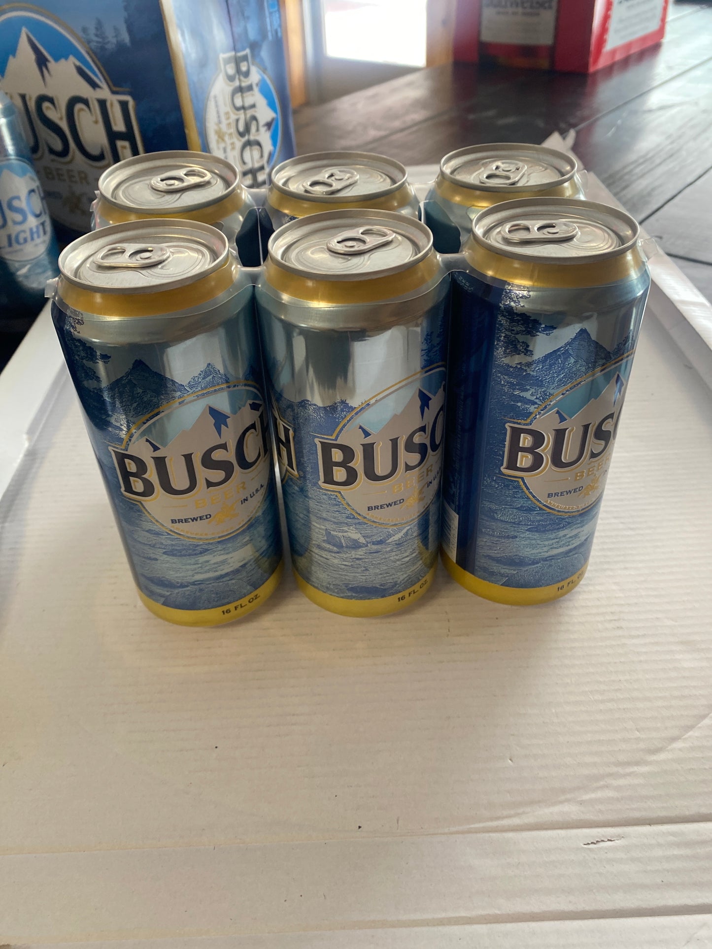 Busch 6 Pack 16oz Cans