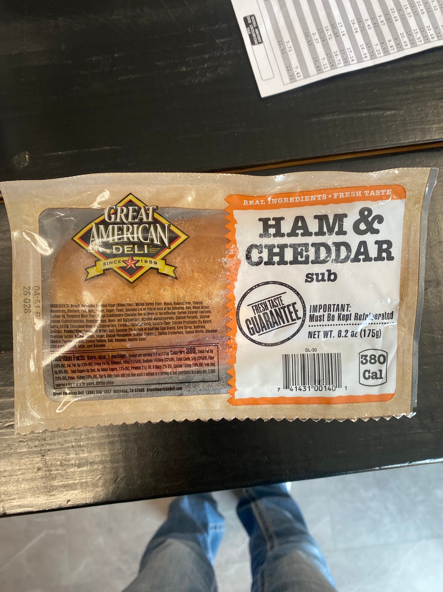 Great American Deli Ham and Cheddar 6.2oz