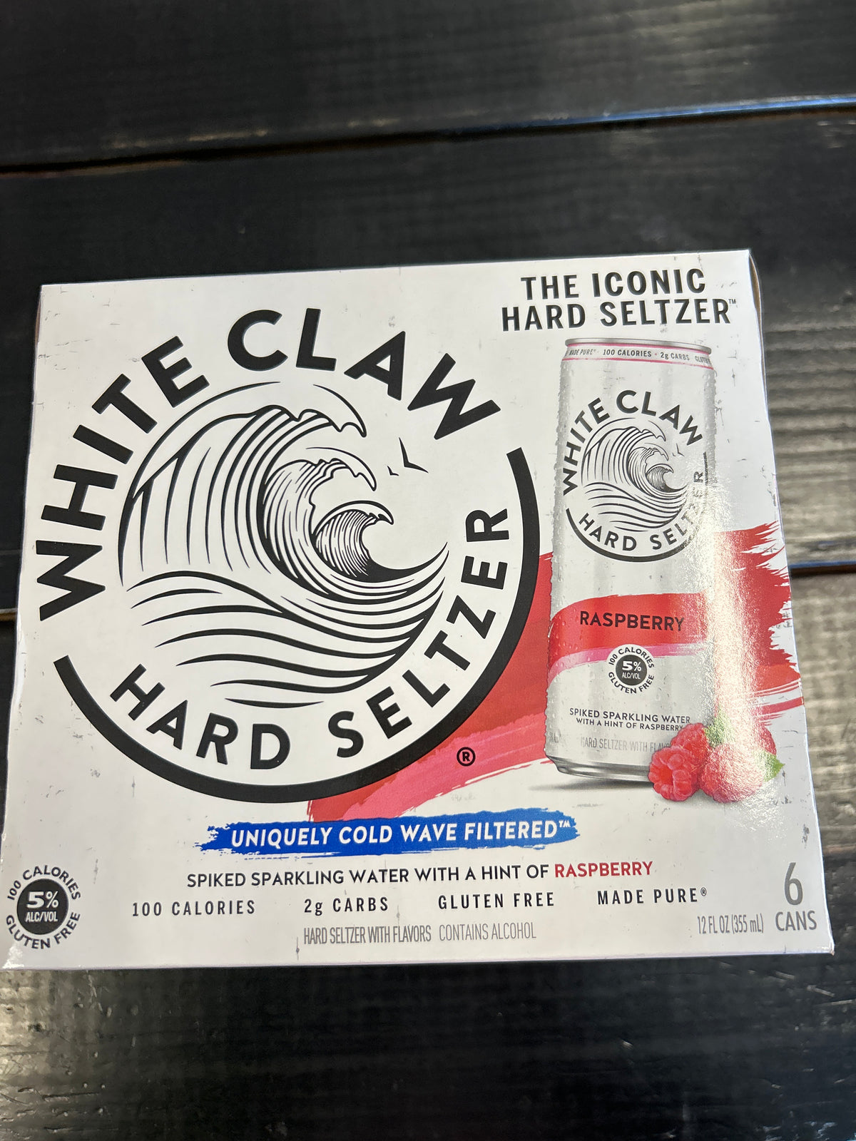 White Claw Raspberry                 6 pk 12 oz cans
