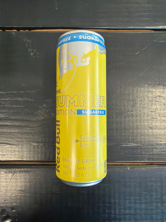 Red Bull Summer Edition Sudachi Lime Sugar Free 12oz